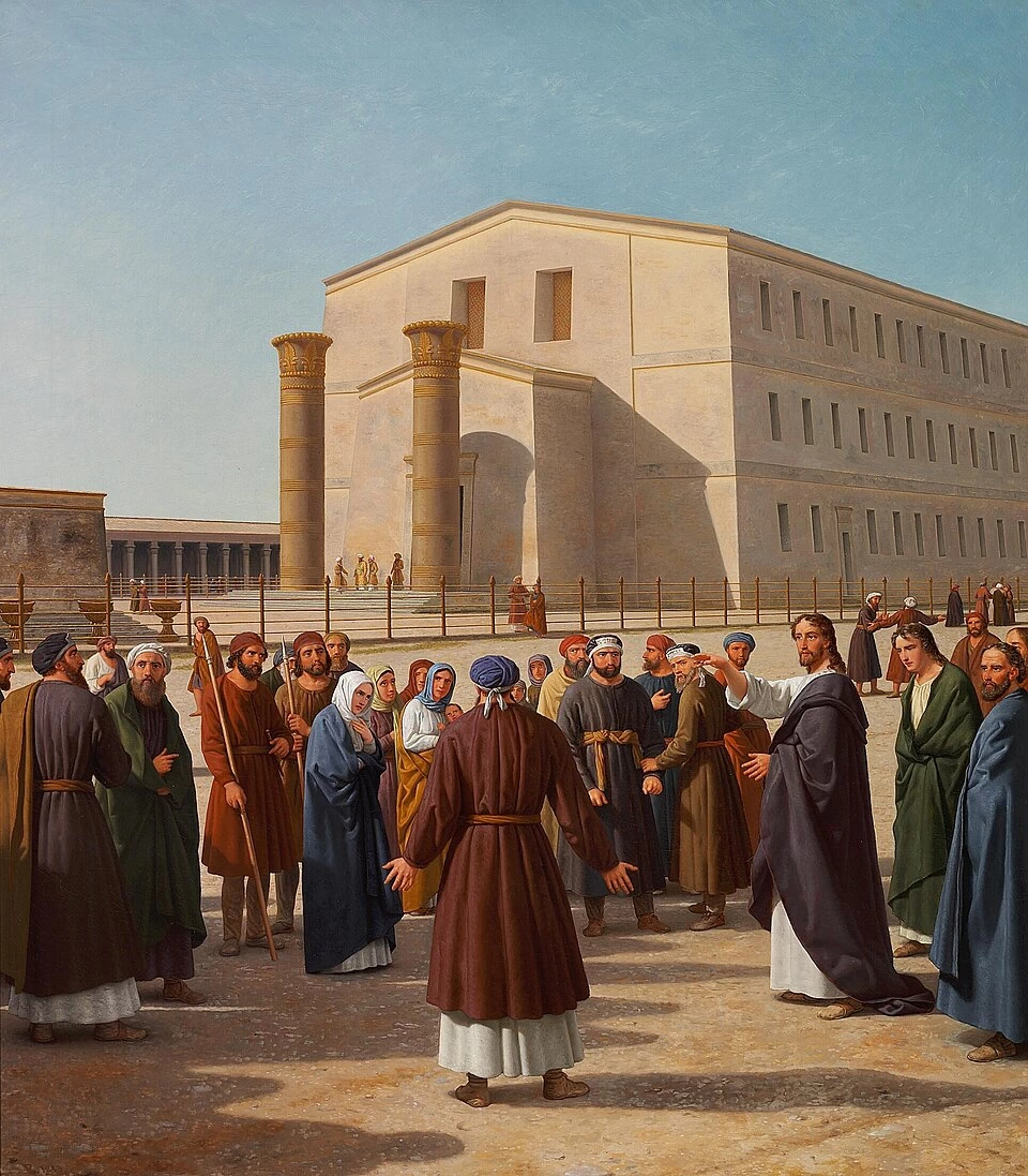 Gesù è tentato dai farisei - 1843